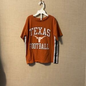 Pro Edge Texas Football Kids Orange Tee